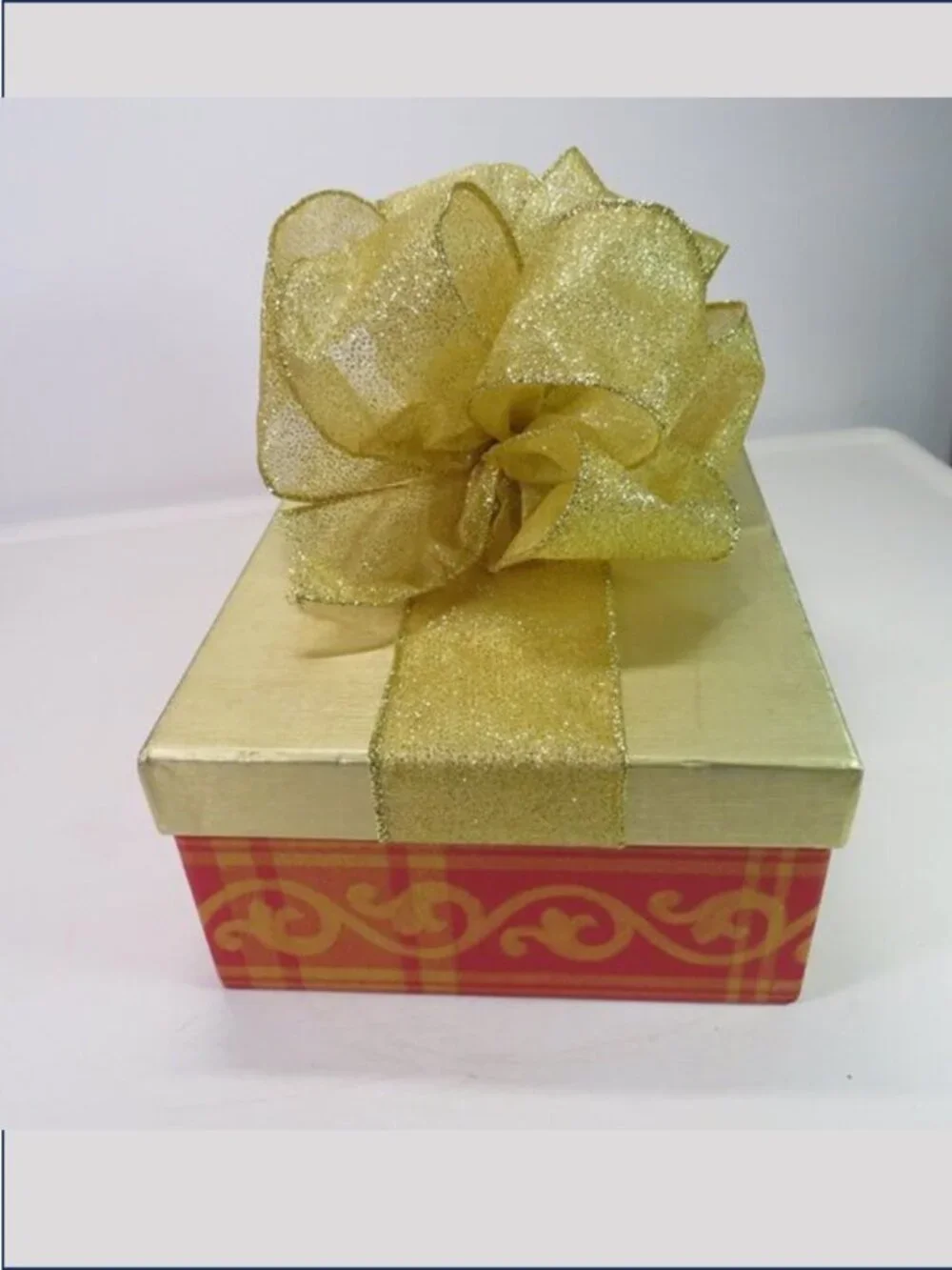 Harry David Bob’s Boxes Vintage Floral Plaid Christmas Gift Box Storage Bundle